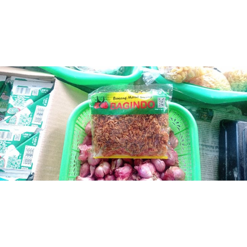 

Bawang goreng atau brambang goreng Bagindo, bumbu masak bawang goreng tabur