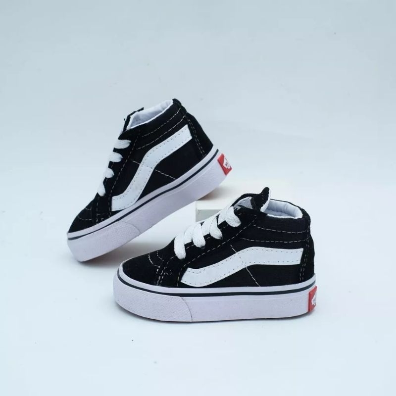 sepatu boot anak laki laki cowok warna hitam tanpa tali / sepatu tanpa tali anak laki laki perempuan