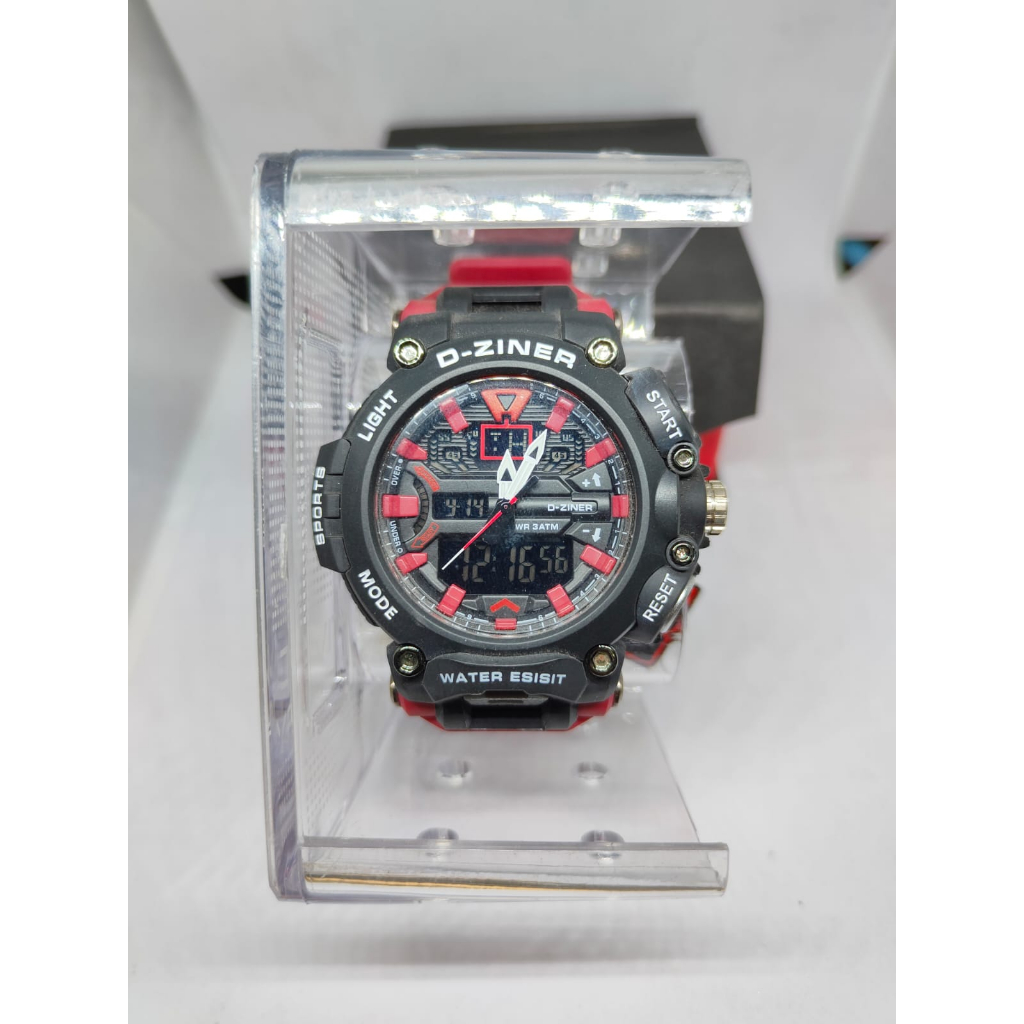  BEST SELLER  JAM TANGAN PRIA D-ZINER 2 TIME ORIGINAL WATER RESISTANT ( DZ-8298 )