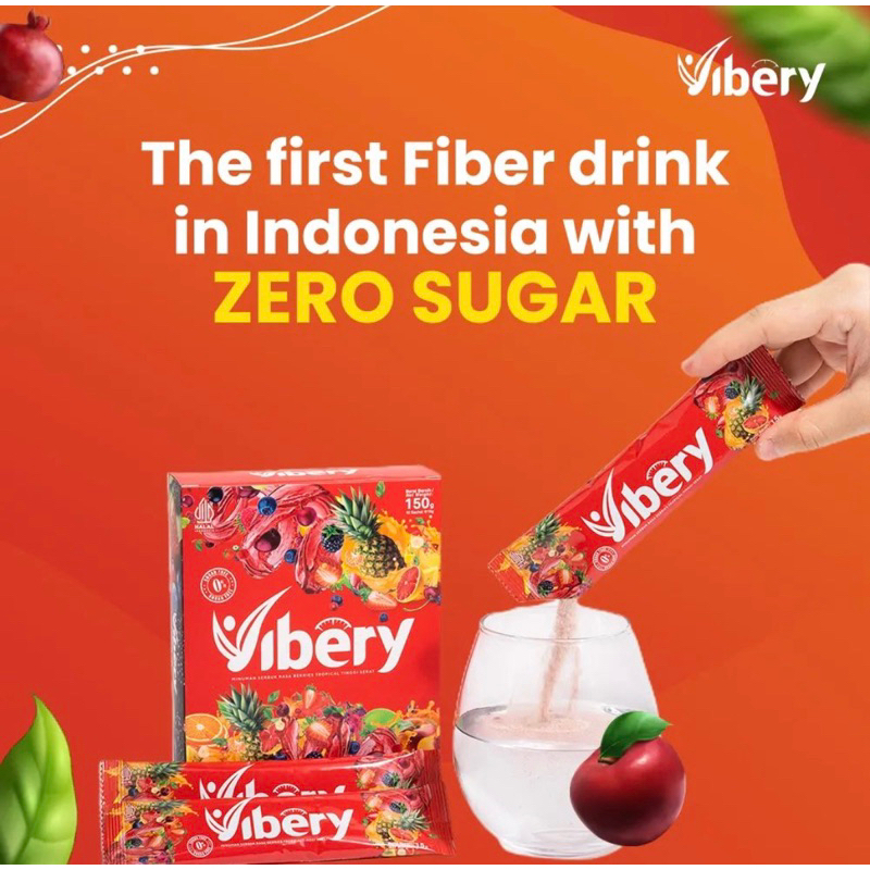 

1 SACHET VIBERY DETOX DRINK VIBERY FIBER DRINK