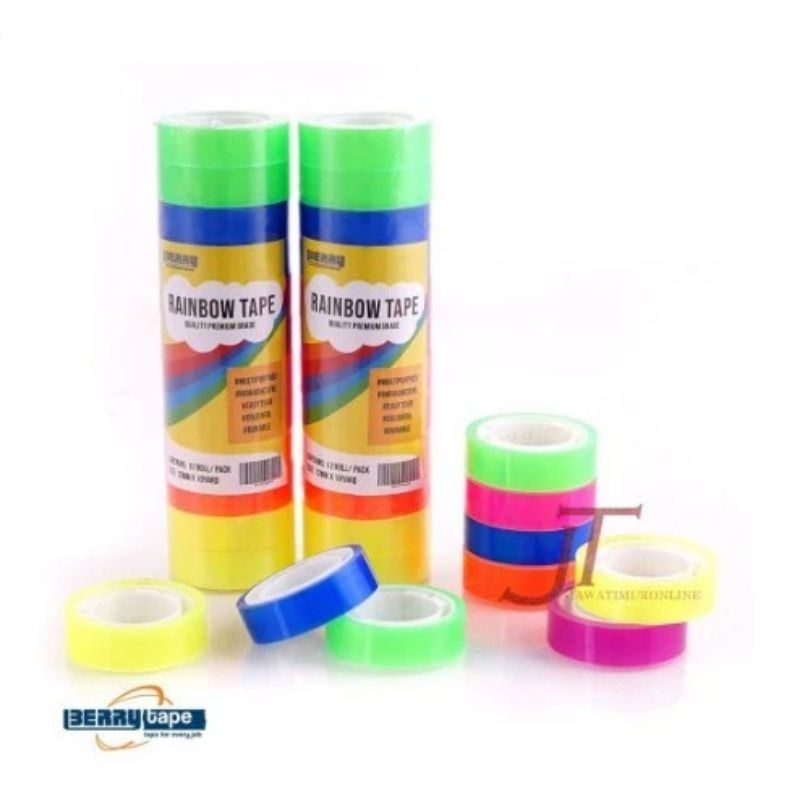 

Selotip warna warni / isolasi warna 12/10cm