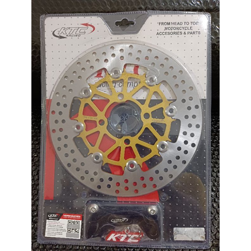 DISC BRAKE PIRINGAN CAKRAM DEPAN KTC MIO SPORTY MIO SOUL MIO SMILE X-RIDE OLD XEON UKURAN DISC 260MM