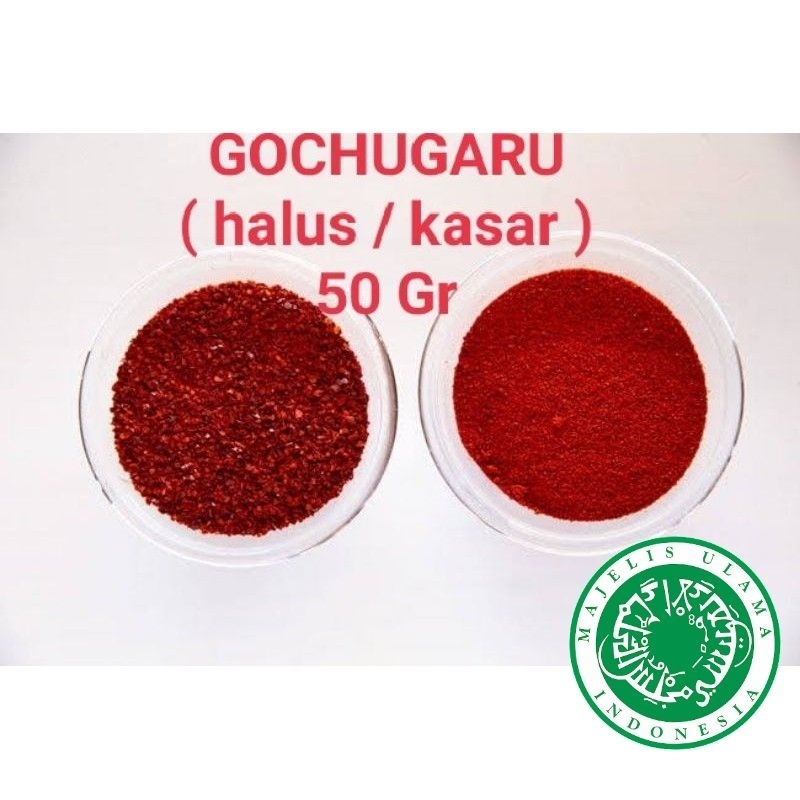 

GOCHUGARU Cabai Korea Halus 50 g │ Kimchi Chili Powder Cabe Bubuk Kering