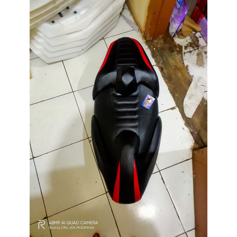 jok aerox modifikasi keren kulit mbtech