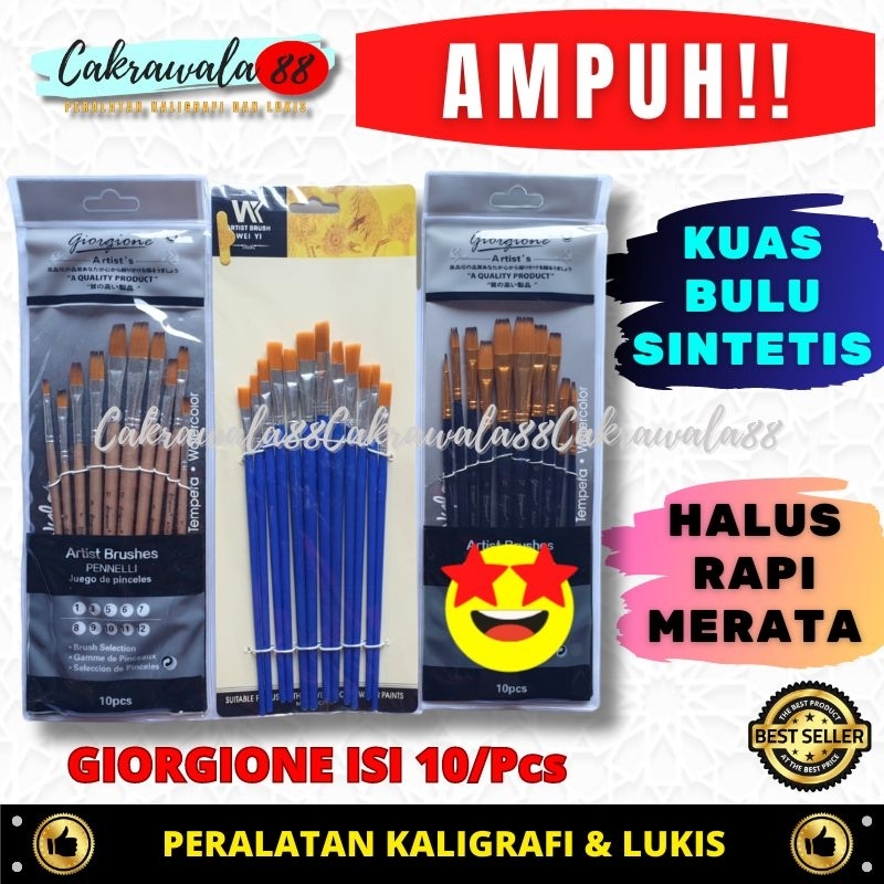 

Kuas Giorgione G 200F/Kuas Lukis/Kuas Kaligrafi/Kuas Cat Air