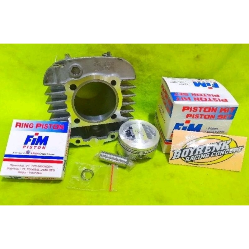 PAKET BORE UP BLOK BLADE|REVO ABSOLUTE KWB PISTON 53-58 BOYRENK RACING