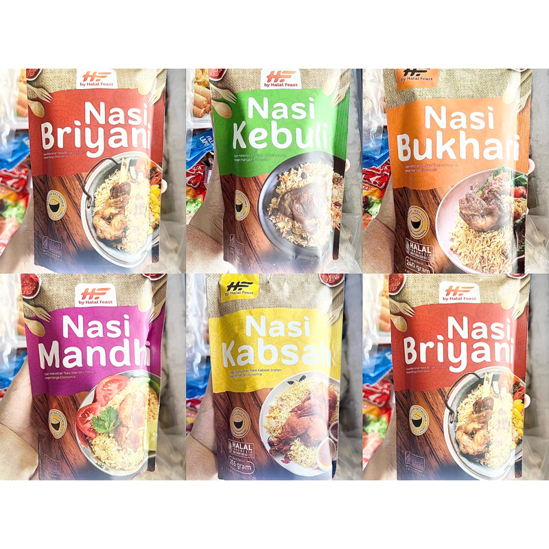 

Halal feast / nasi briyani / nasi kebuli / nasi mandih / nasi kabsah / nasi bukhari / nasi instan