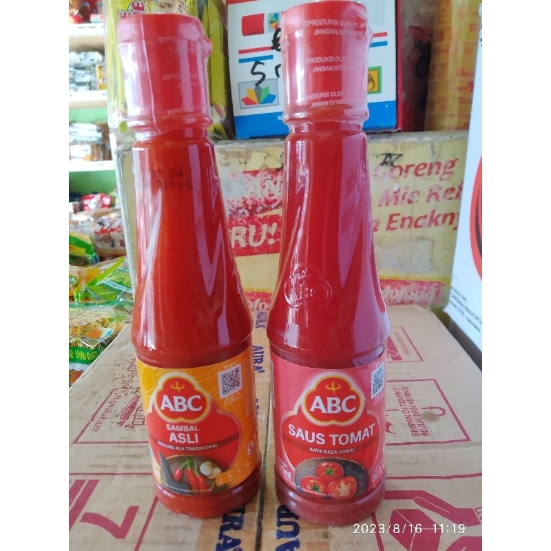 

aneka SAOS TOMAT DAN SAMBAL ABC 135ML saus