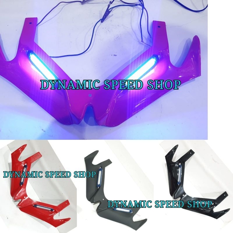 winglet lampu cbr250rr winglet body cbr 250rr winglet sayap cbr 250rr
