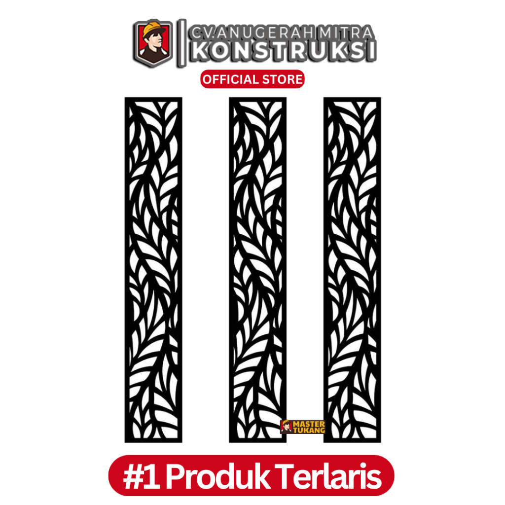 Railing Tangga Ornamen Cutting Laser