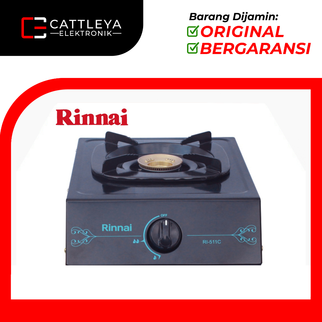 [COD] RINNAI KOMPOR RI 511C / RI-511C / RI511 C / RI 511 C (1 TUNGKU) GARANSI RESMI