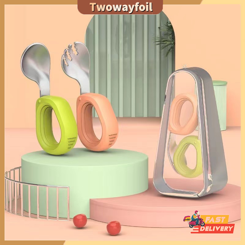 Sendok Makan Anak Training SpoonsChildren'S Tableware SpoonsChildren'S Feeding SpoonsBaby Feeding Le