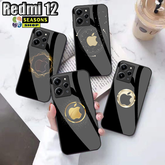 Softcase Redmi 12 - Softcase Redmi 12 Terbaru - Softcase Kaca Redmi 12 -Softcase Kaca Akrilic Redmi 