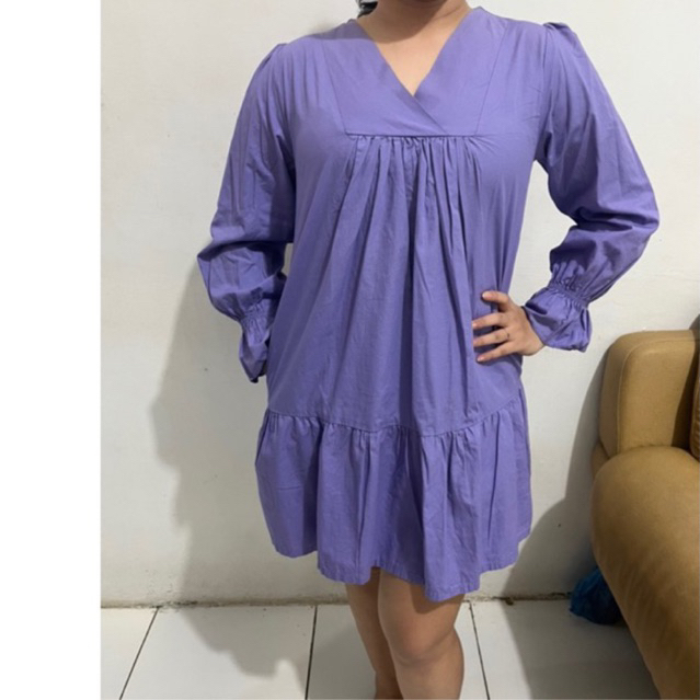 PRELOVED - DRESS UNGU Lilac