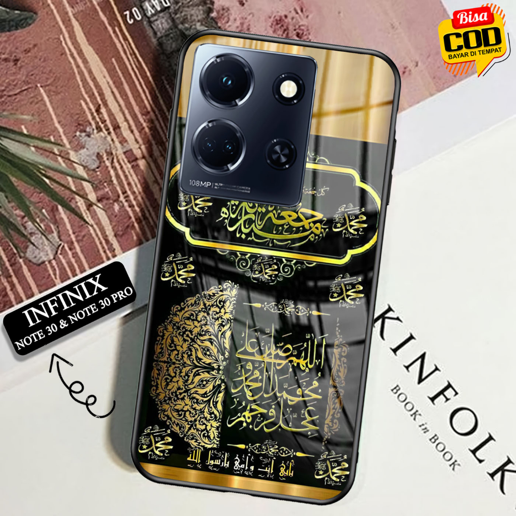 Softcase Glass Kaca INFINIX NOTE 30 & NOTE 30 PRO - Case Hp Pelindung HandphoneINFINIX NOTE 30 & NOT