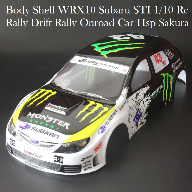 Body Shell WRX10 Subaru STI 1/10 Rc Rally Drift Rally Onroad rc Car