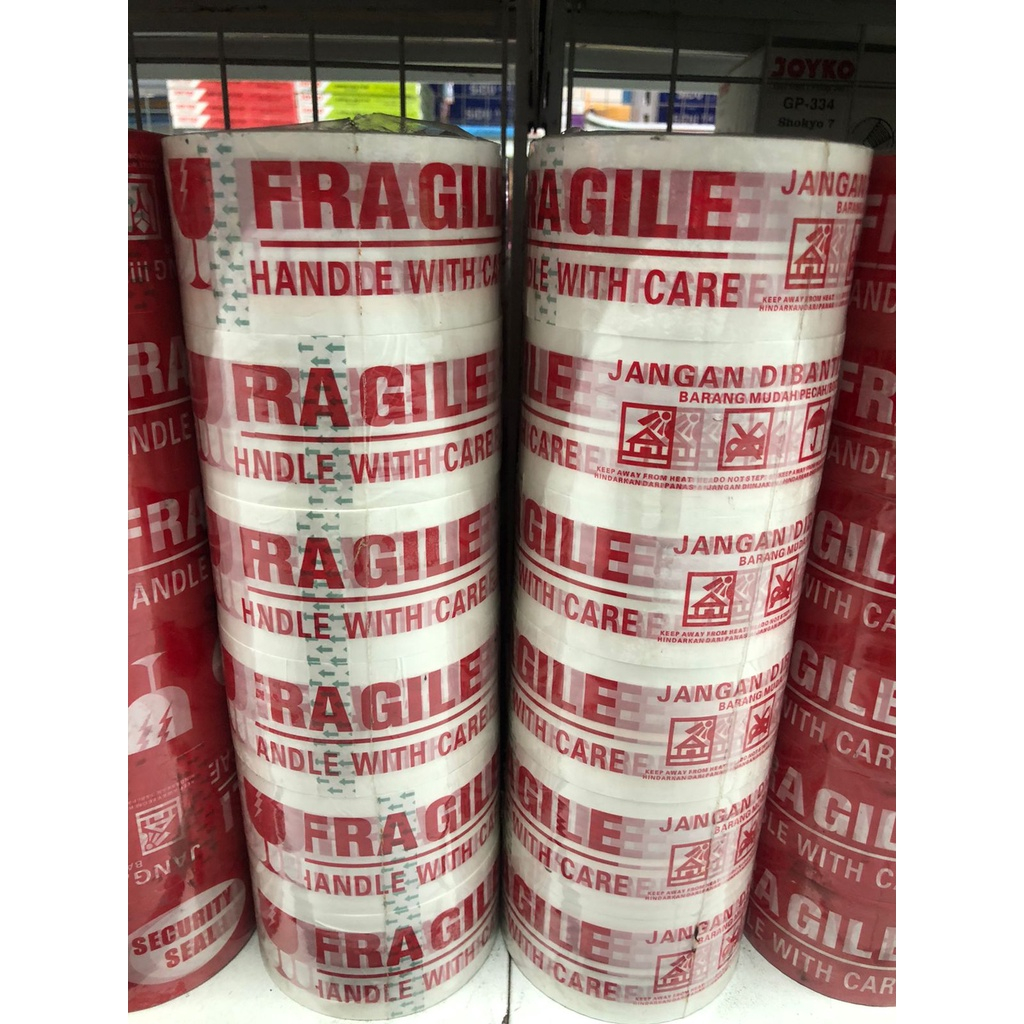 

LAKBAN FRAGILE / LAKBAN FRAGILE PUTIH 48X70 ( PCS )
