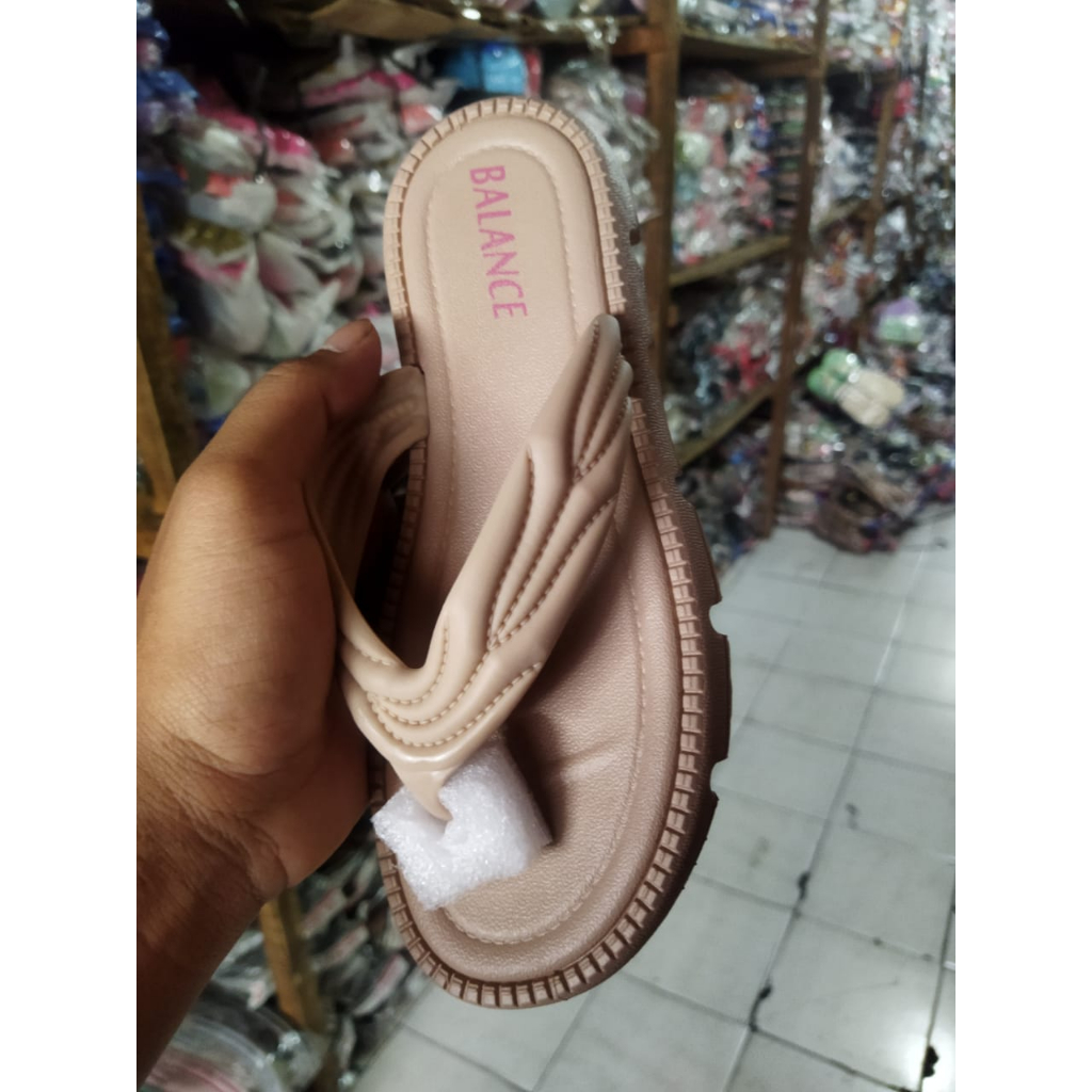 flip flop sandal Wanita Dewasa simple 1404-1 size 37-40 Sandal Model stylish