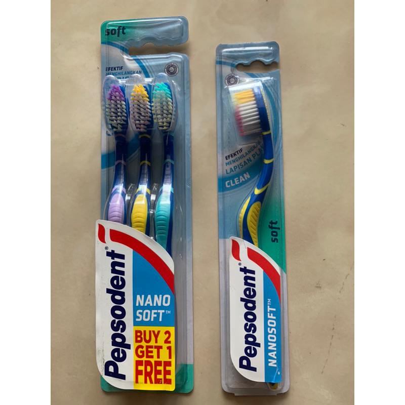 sikat gigi pepsodent nano soft