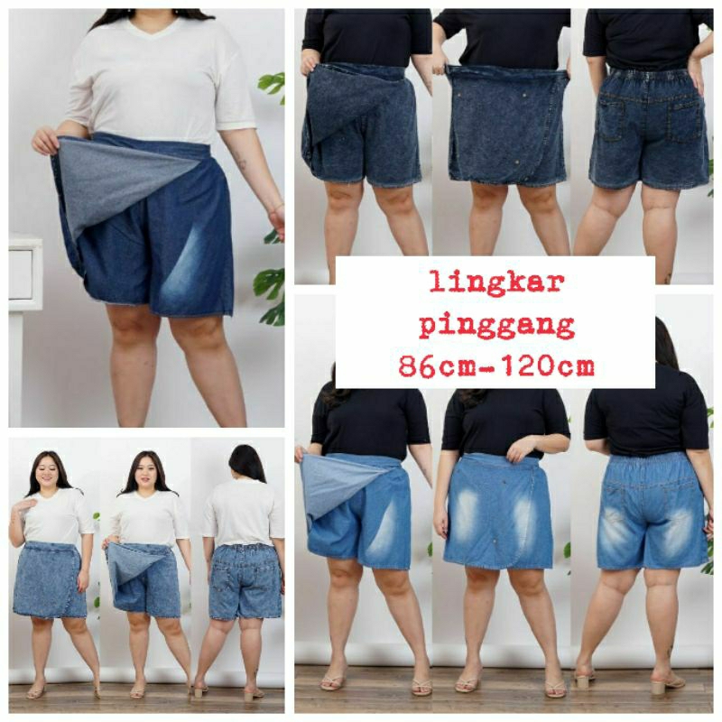 Celana Rok Pendek Jumbo. Celana Rok wanita dewasa