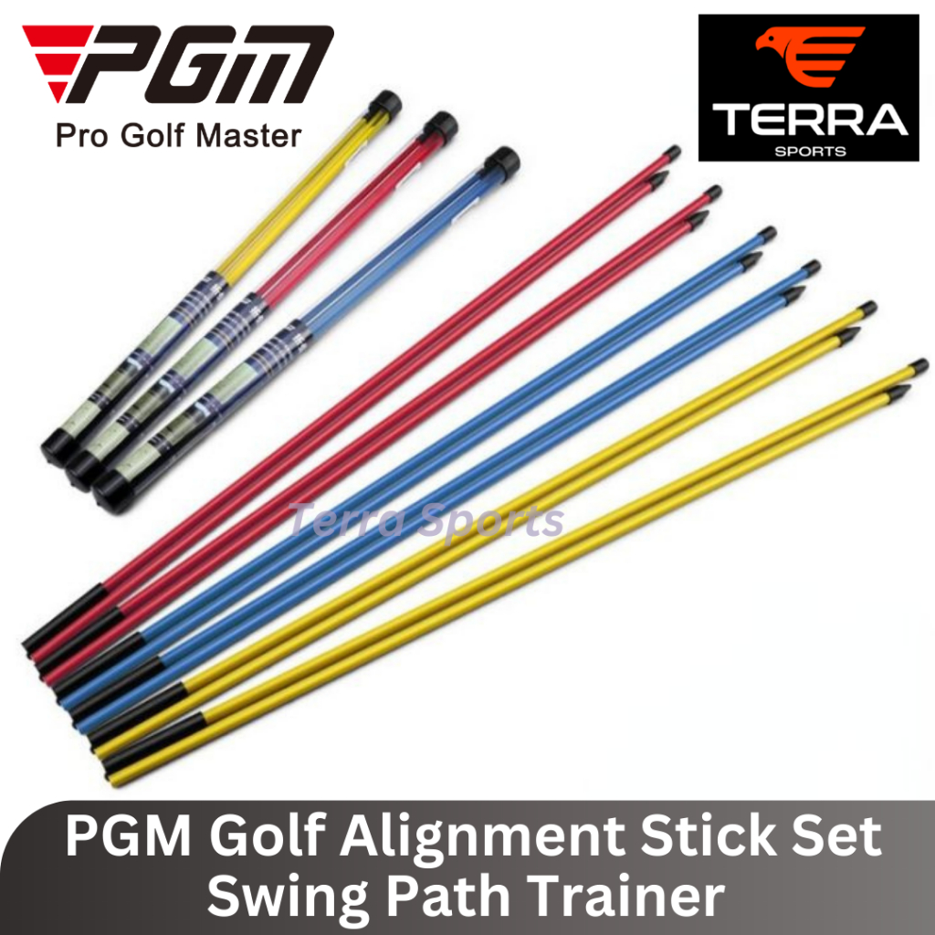 PGM Golf Alignment Stick Set Swing Path Trainer Practice Indicator Stick