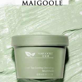 Maigoole Green Tea Clay Mask Masker Wajah Green Tea