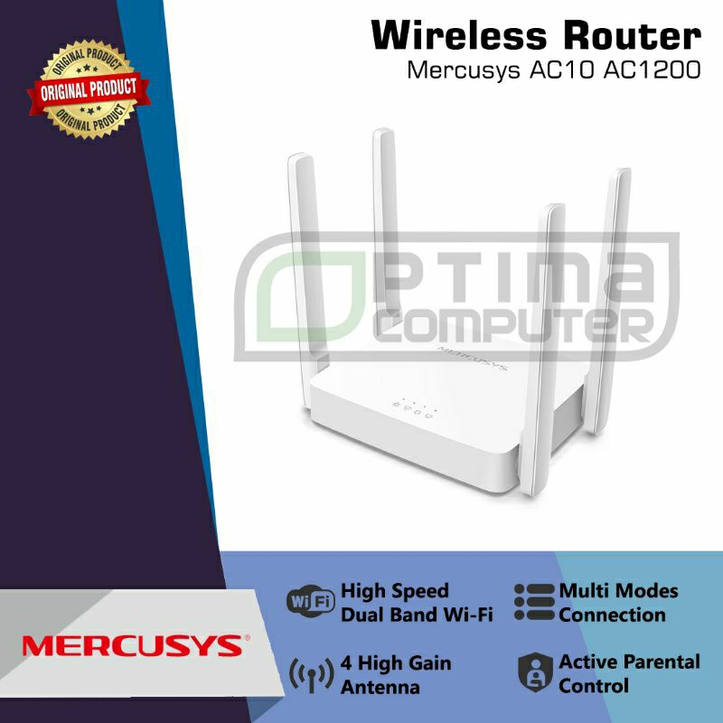 Wireless Router Mercusys AC10 AC1200