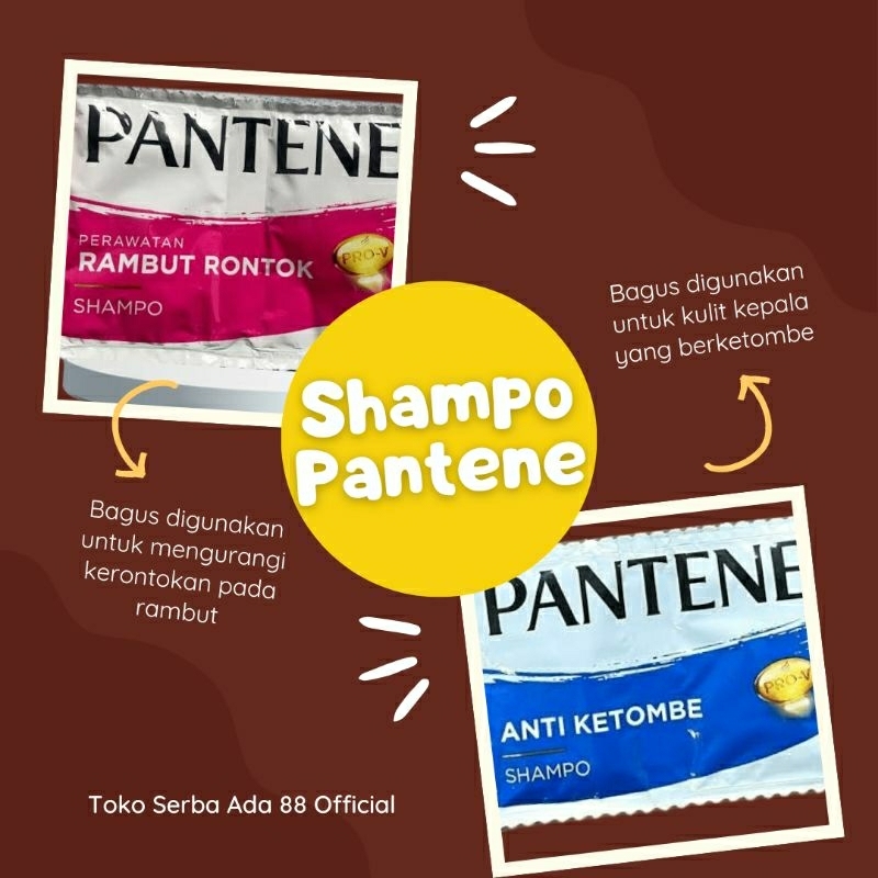 Shampo Pantene sachet renceng, pantene renceng 1000