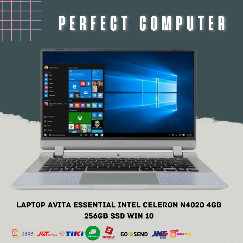 LAPTOP AVITA ESSENTIAL INTEL CELERON N4020 4GB 256GB SSD WIN 10