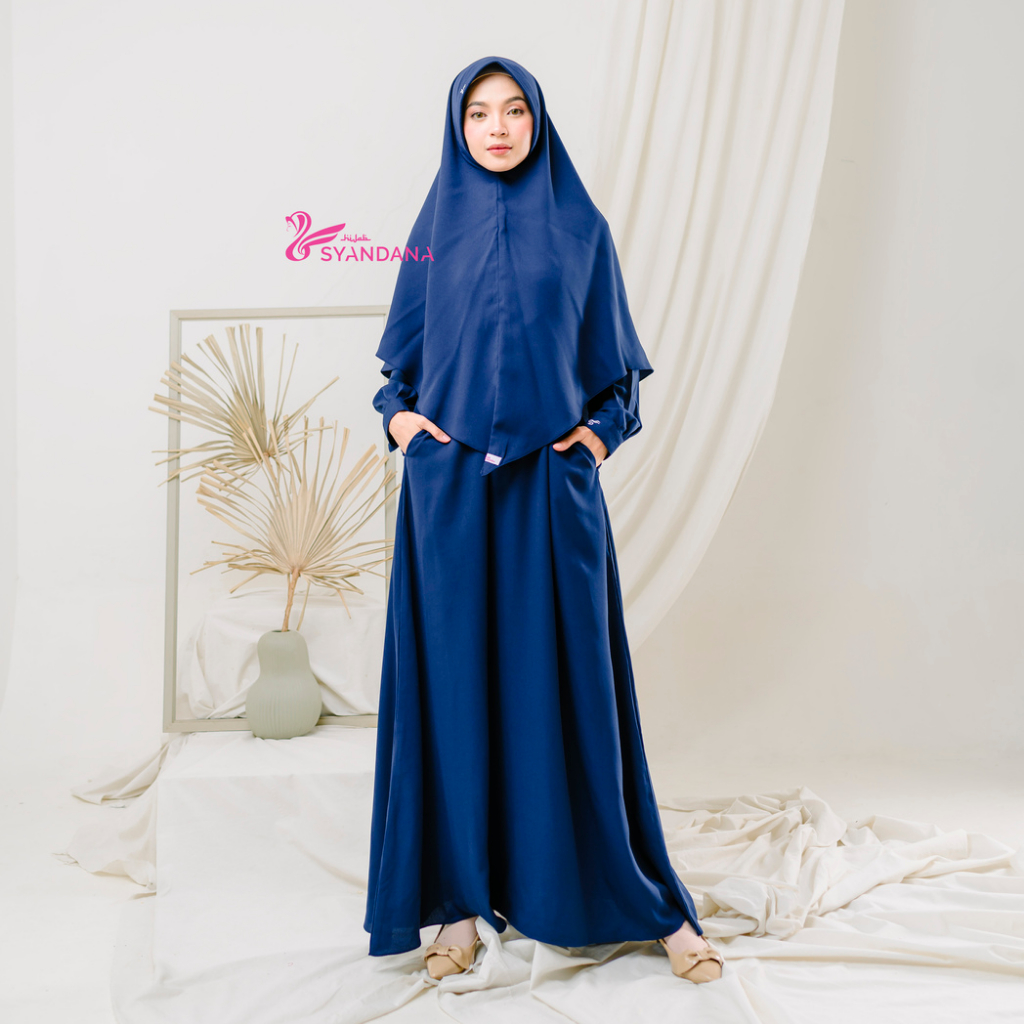 Hijab Syandana Gamis Syari Wanita Kekinian Dress Anna Dress Only (TANPA HIJAB - ETALASE PART 2)
