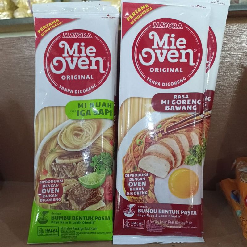 

Mie oven goreng/mie oven kuah