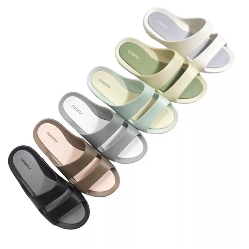 LUOFU ORIGINAL Sandal slop wanita import Sandal luofu wanita murah size 36-40