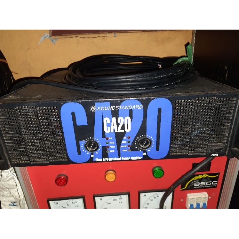 power amplifier ca 20 soundstandar original SAE