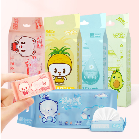 8 in 1 Tissue basah mini /Tissue basah lucu wet wipes