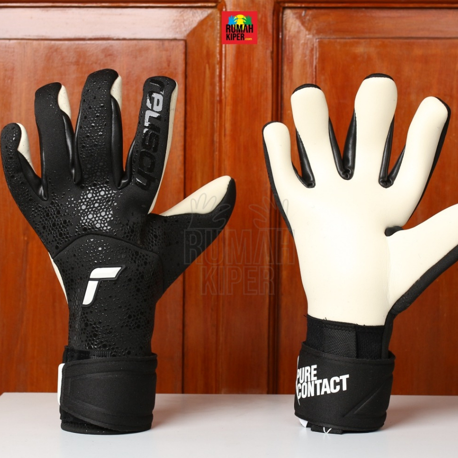 REUSCH PURE CONTACT GOLD X BLACK/WHITE ( BR 215 ) Sarung Tangan Kiper