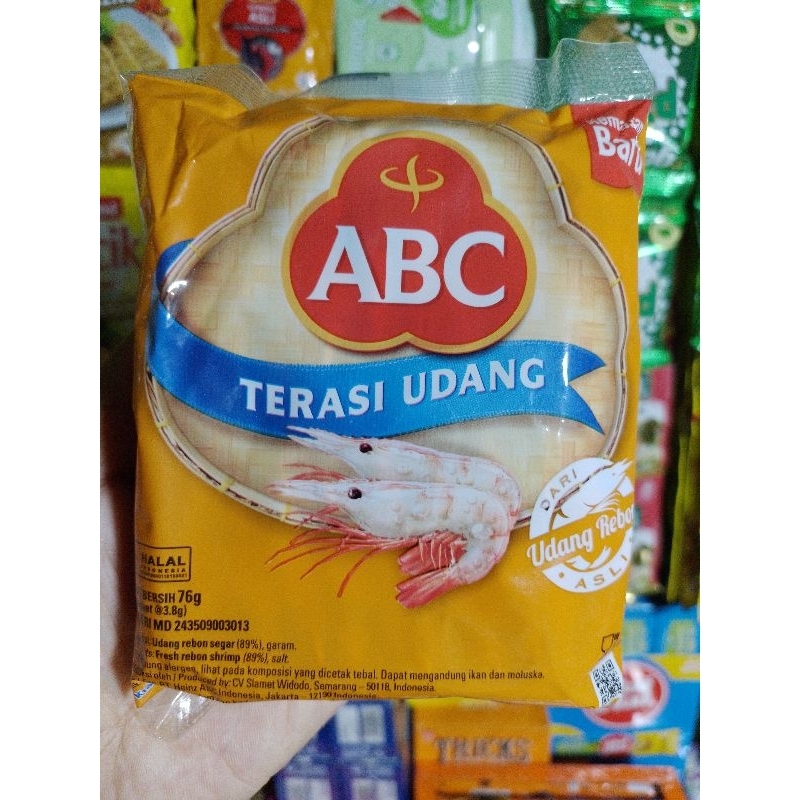 

ABC TERASI UDANG 1 PACK ISI 20 SACHET