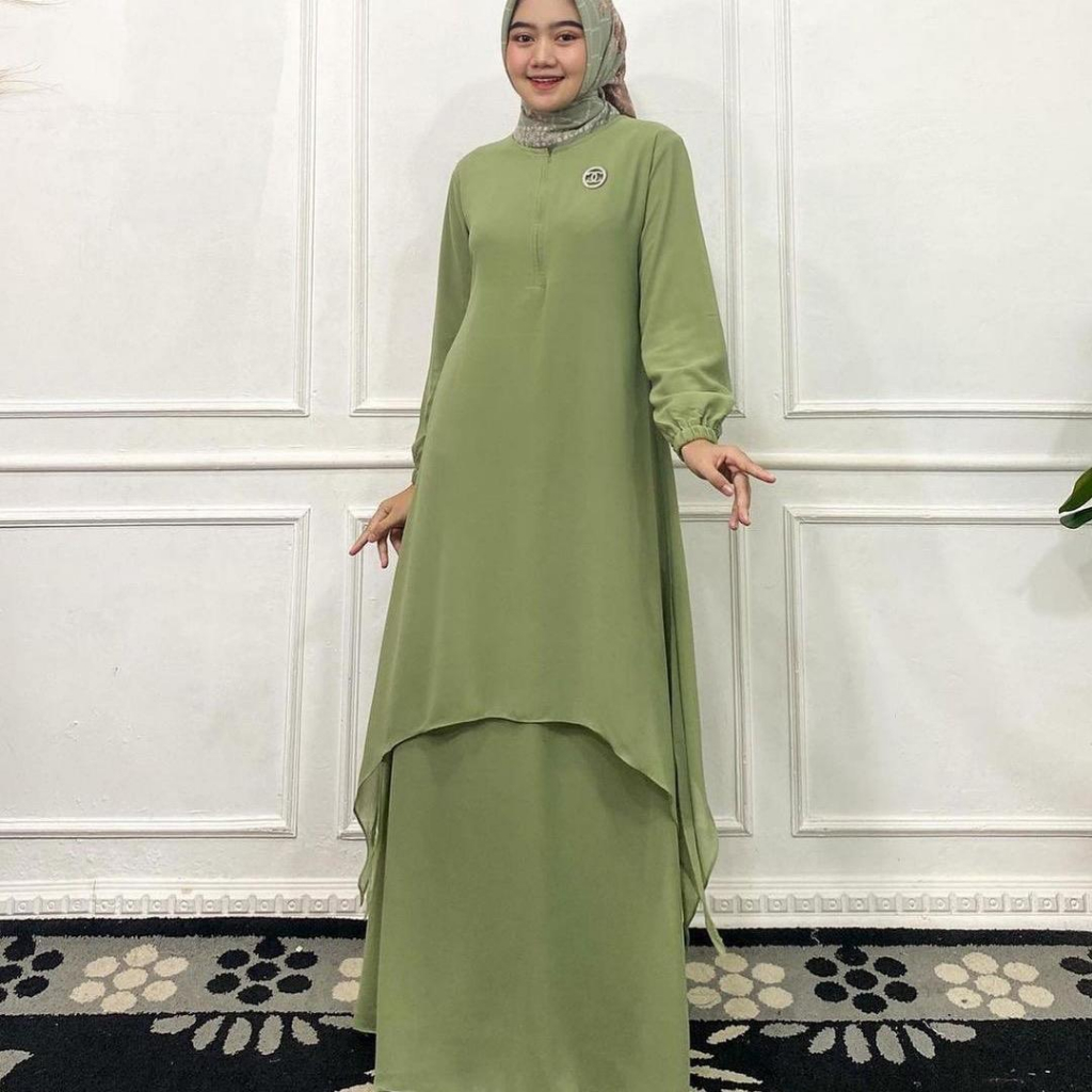 Gamis Malaysia Runcing Premium (COD)
