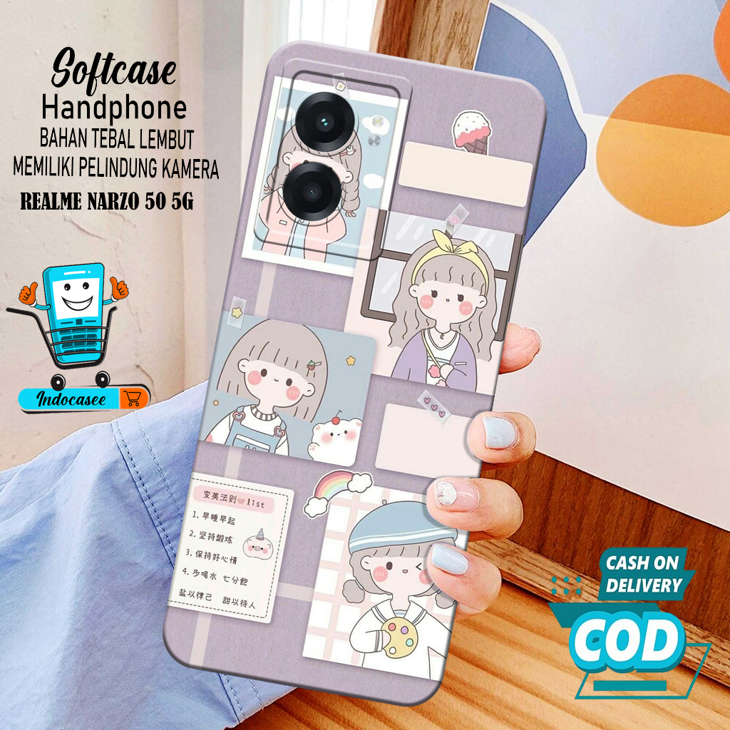 Case Hp Realme Narzo 50 5g 2023 Terbaru - Softcase Realme Narzo 50 5g  - Casing Realme Narzo 50 5g -