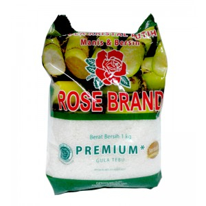 

ROSE BRAND GULA PASIR PUTIH PCK 1Kg