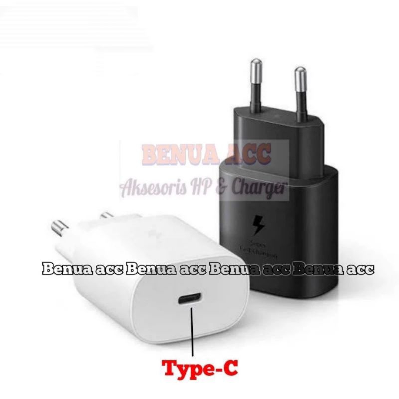 Adapter Charger Samsung S21 FE S20 FE M62 M22 Super Fast Charging 25W Type C