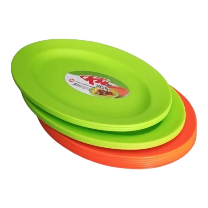 PIRING OVAL BELVA KH / PIRING PLASTIK BELVA / PIRING SAJI