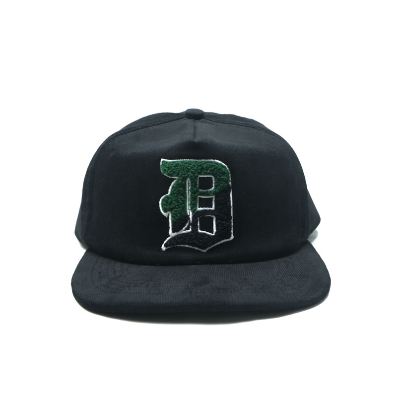 D ROPE HAT CORDUROY BLACK DEEPNEVE