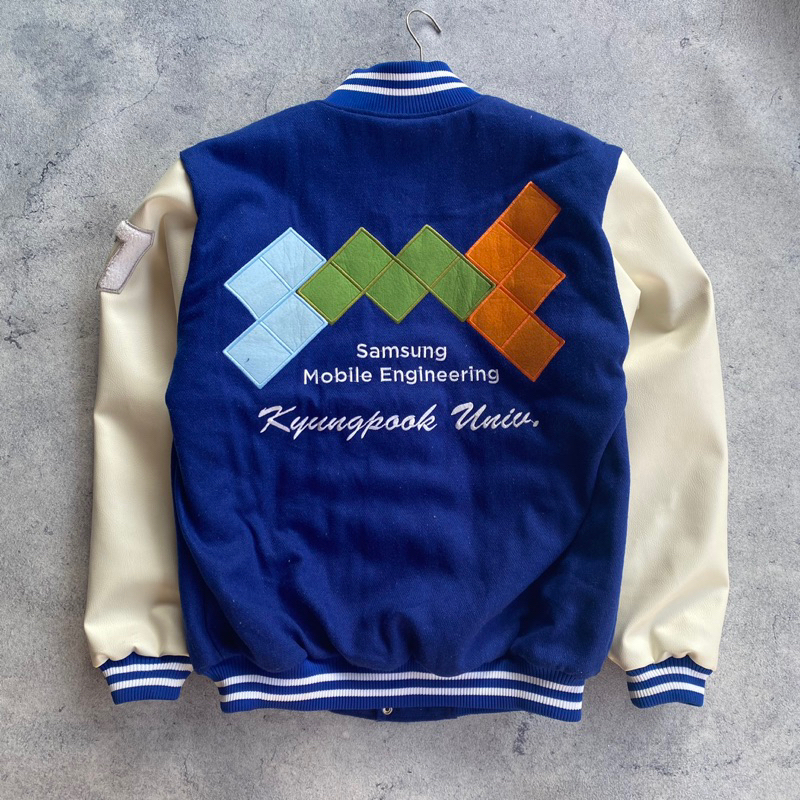 Jacket Varsity Univ Leather Vintage Second