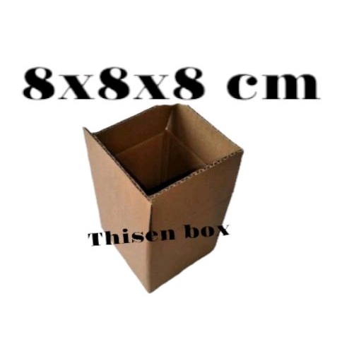 

Kardus packing 8x8x8 cm box daur ulang | siap pakai