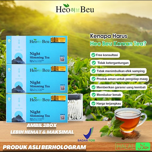 

HEOBEU SLIMMING NIGHT TEA DIET TEH HERBAL UNTUK MALAM HARI