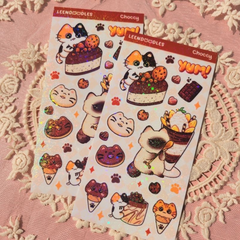 

Leendoodles - August Update BuJo Deco Sticker Sheet