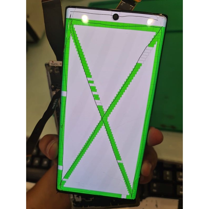lcd samsung note 10 plus normal