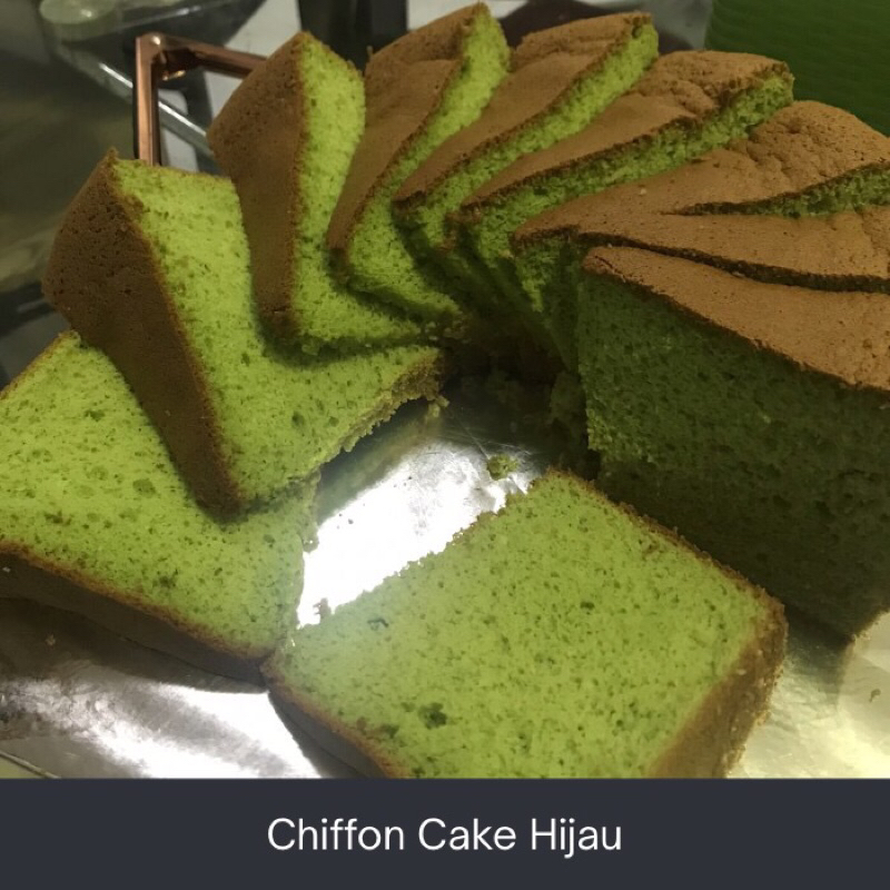 

Kue Bolu Chiffon Cake Pandan Sifon Hijau Daun Suji