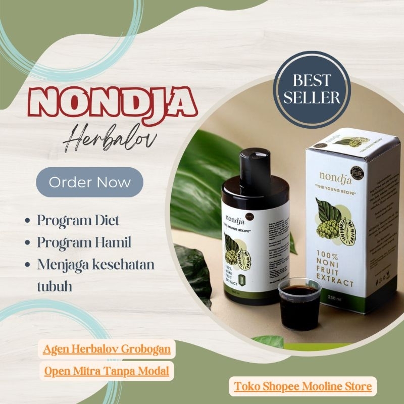 

Nondja By Herbalov Sari Buah Mengkudu Berkhasiat