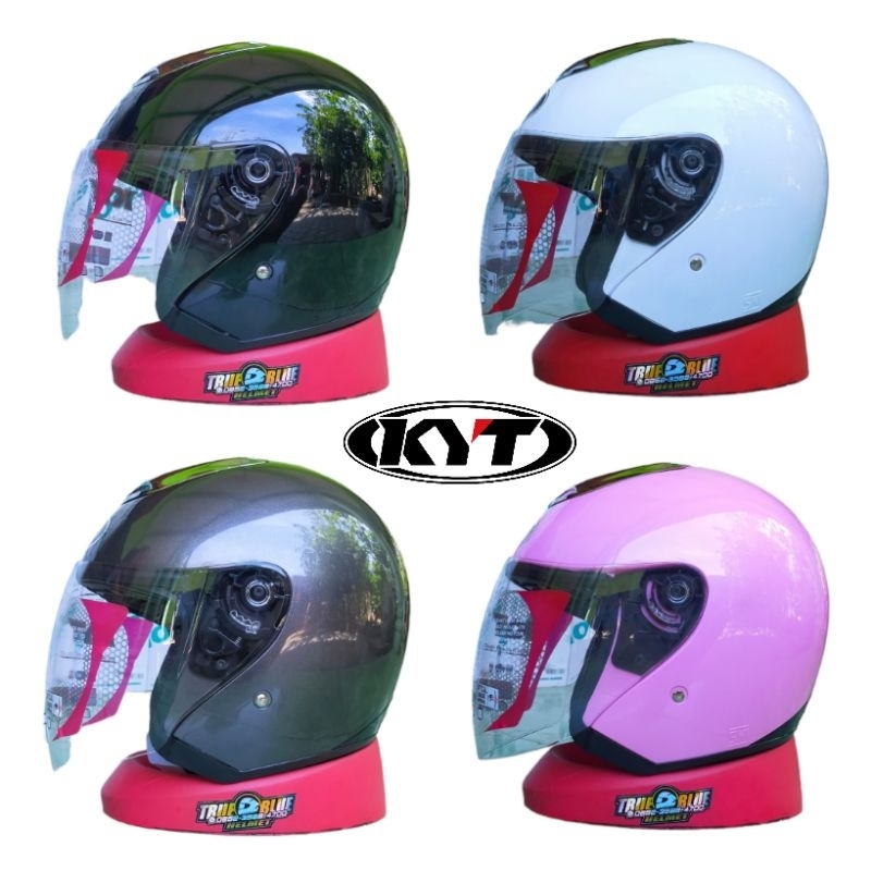 Helm KYT Jet Solid 100% Original